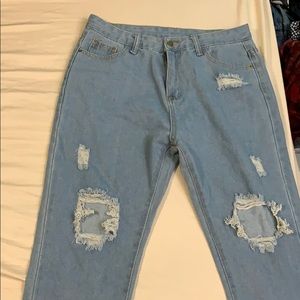 ripped jeans